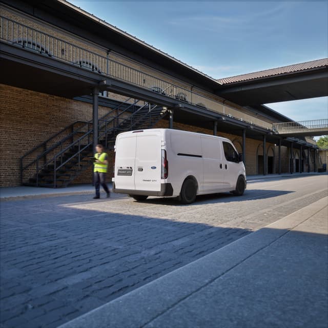 Ford Transit City on a city delivery run