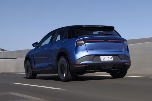 Mitsubishi ASX VR-e rear view on the highway
