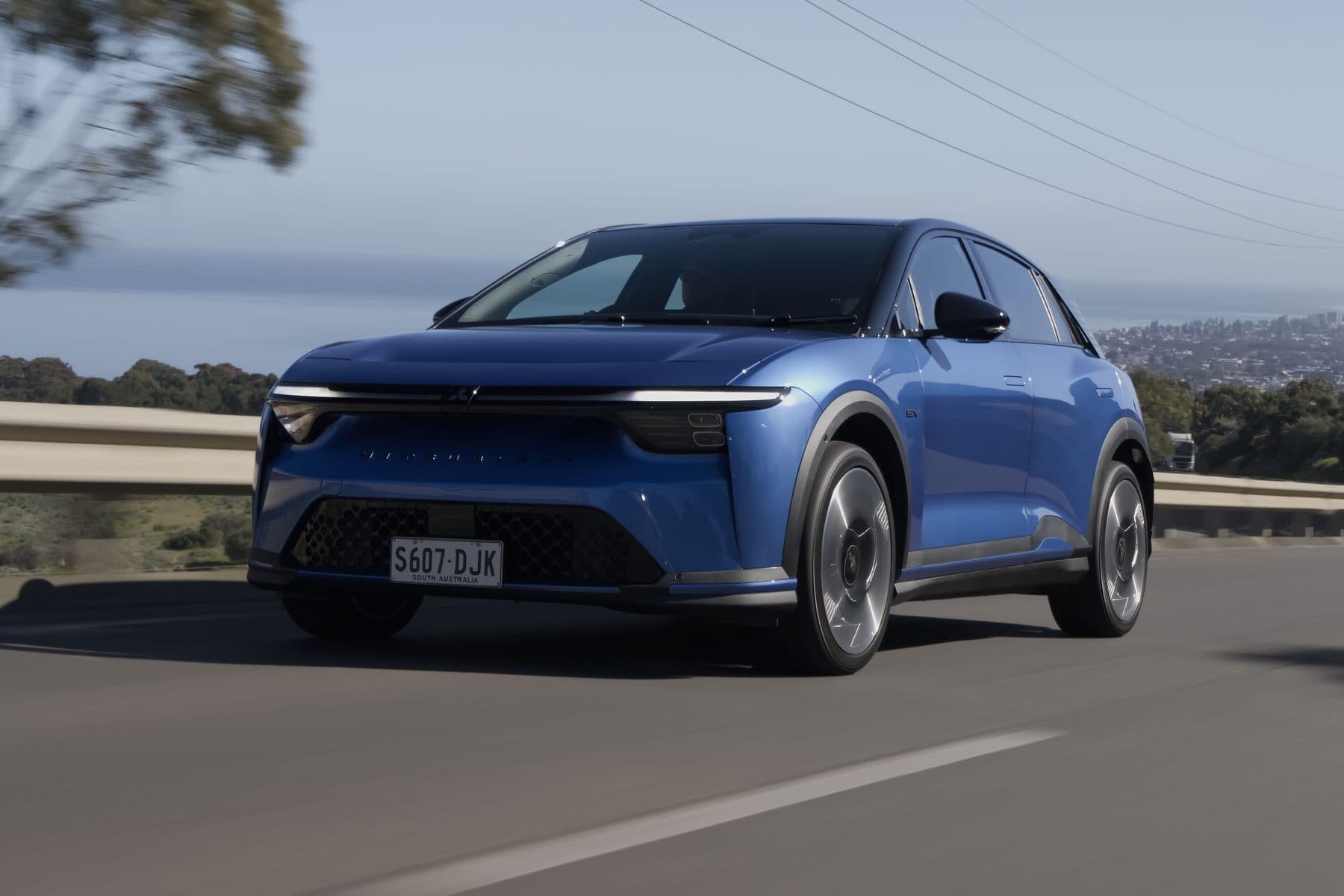 ASX VR-e on a coastal road