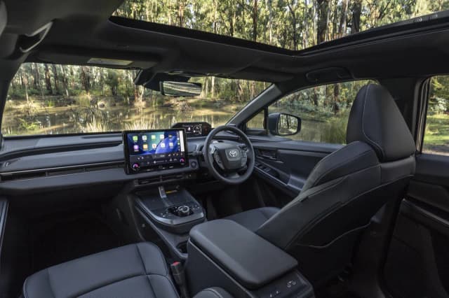 2026 Toyota bZ4X Touring dashboard and centre console