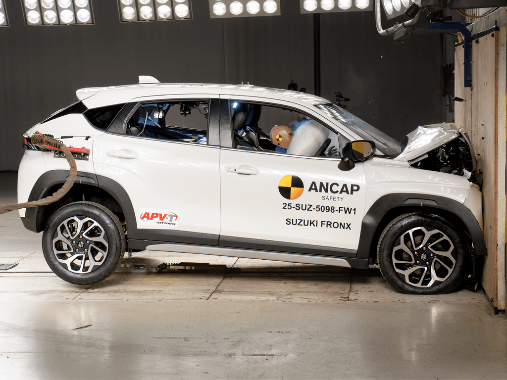 Suzuki Fronx got one ANCAP star. Don't sit in the back.