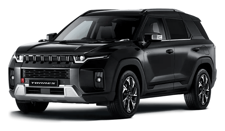 2026 KGM Torres mid-size SUV in petrol and EVX electric form