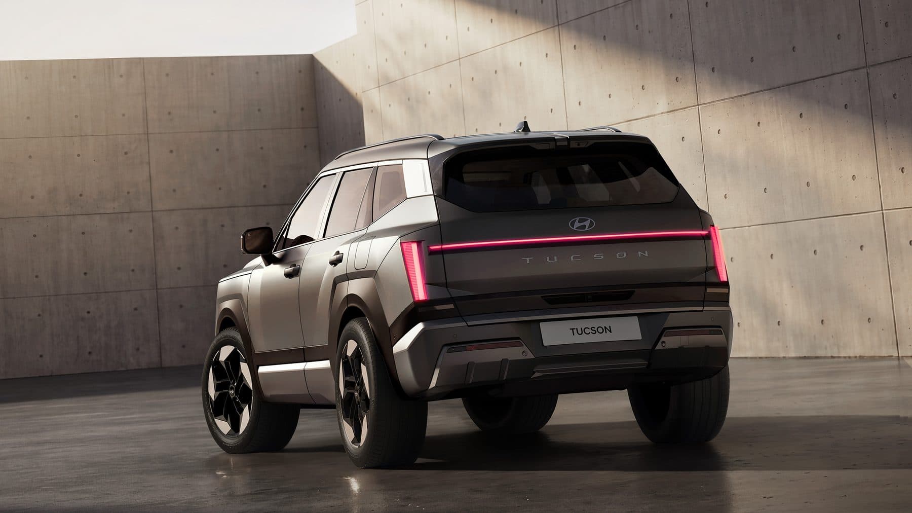 All-new Tucson rear three-quarter