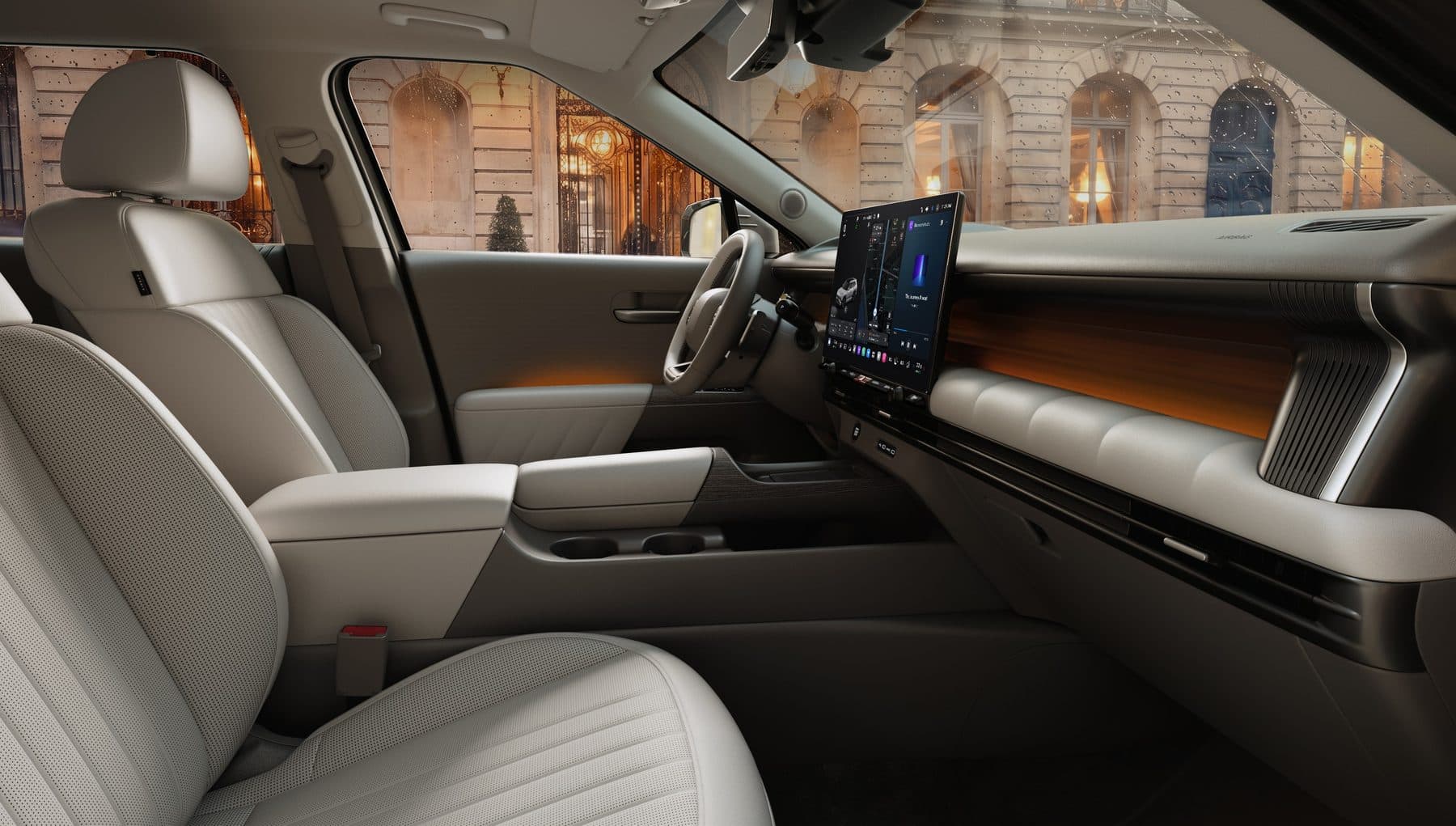 All-new Tucson cabin from the passenger side