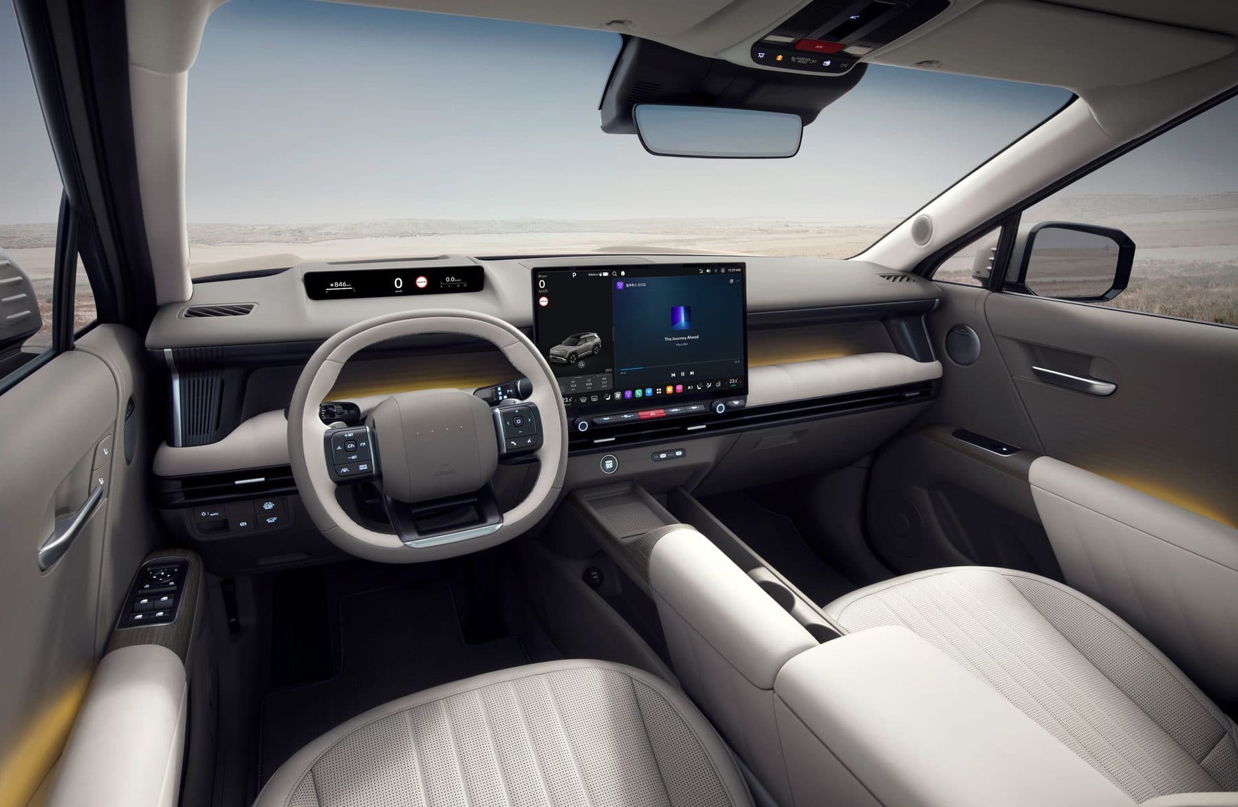 All-new Tucson dashboard and 17-inch screen