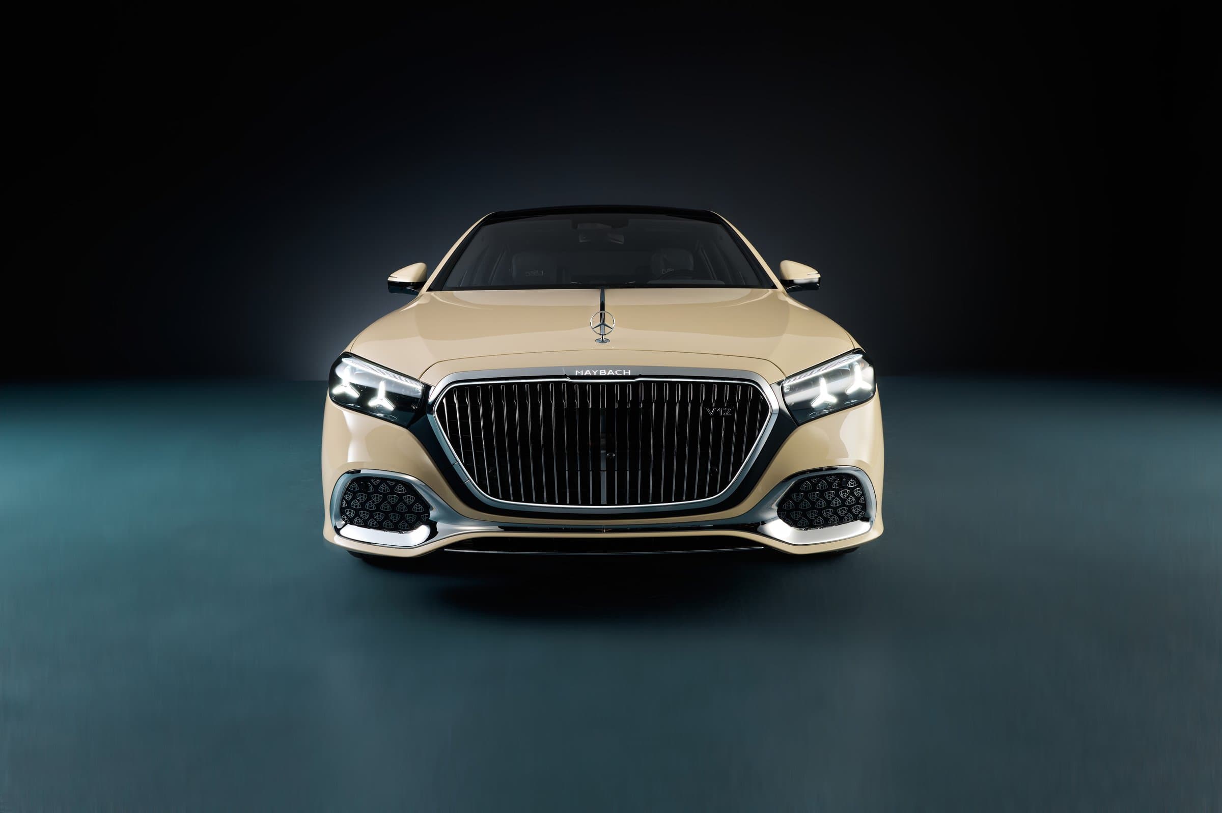 The LeBron James Mercedes-Maybach S 680 head on