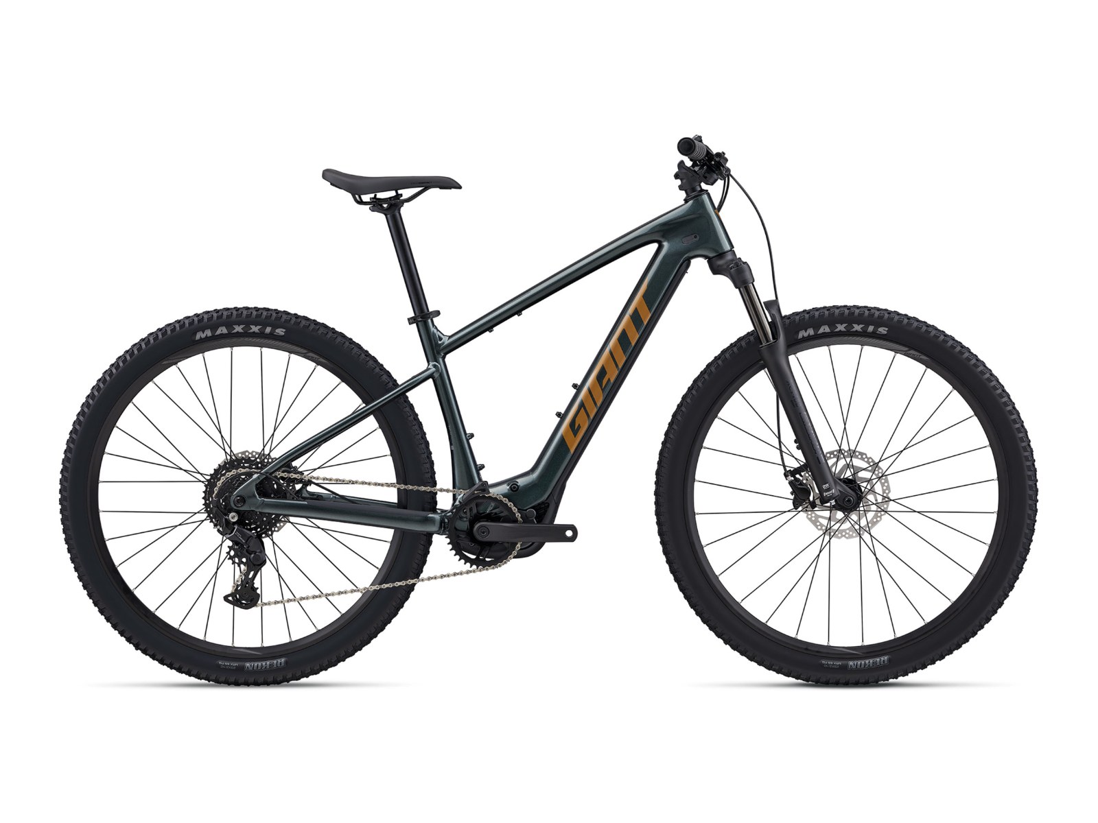 Giant Talon E plus hardtail e-MTB MY26, side profile on white background
