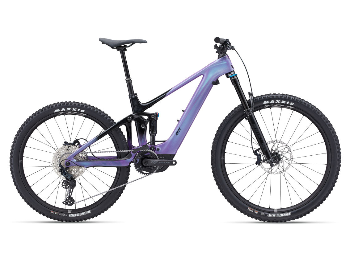 liv Intrigue X Advanced E+ Elite 2 electric bike, side profile on white background